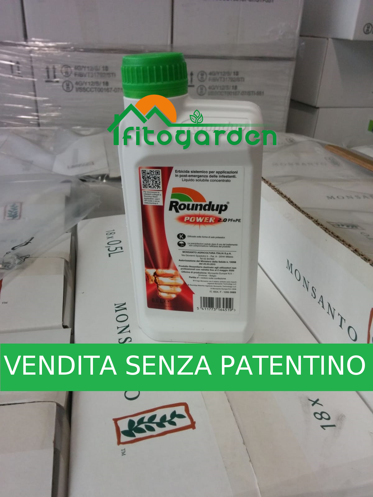 Roundup POWER 2.0 - VENDITA SENZA PATENTINO - Fitogarden